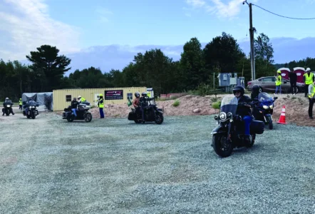 Peters visits future site of Jacobetti vets home on 10th, final Annual Motorcycle Tour